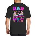 Let's Roll Dad Of The Birthday Girl Roller Skate Birthday Big And Tall Men's T-Shirt Back Print Let's Roll Dad Of The Birthday Girl Roller Skate Birthday Big And Tall Men's T-Shirt Back Print