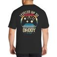 I Leveled Up To Daddy Est 2026 Dad Level Unlocked New Dad Big And Tall Men's T-Shirt Back Print