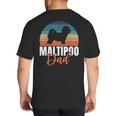 Maltipoo Dad Big And Tall Men's T-Shirt Back Print