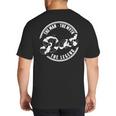 The Man The Myth The Legend Daddy Love Cows Dad Cow Print Big And Tall Men's T-Shirt Back Print