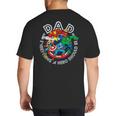 Marvel Comics Retro Classic Father's Day Avengers Hero Dad Big And Tall Men's T-Shirt Back Print