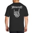 Megadad Retro 90s Hard Rock Band Heavy Metal Father's Day Big And Tall Men's T-Shirt Back Print