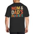 Mom & Dad's Favorite Big And Tall Men's T-Shirt Back Print