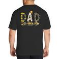 Mom And Dad Construction Birthday Boys Toddler Kids Family Big And Tall Men's T-Shirt Back Print