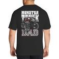 Monster Truck Dad Tshirt Big And Tall Men's T-Shirt Back Print Monster Truck Dad Tshirt Big And Tall Men's T-Shirt Back Print