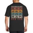 In My Monster Trucks Dad Era Matching Family Truck Lovers Big And Tall Men's T-Shirt Back Print In My Monster Trucks Dad Era Matching Family Truck Lovers Big And Tall Men's T-Shirt Back Print