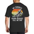 Motorcycle Dad Dirt Bike Shirt Motocross Riding Buddies Big And Tall Men's T-Shirt Back Print