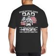 National Guard Graduation Proud National Guard Dad Big And Tall Men's T-Shirt Back Print