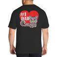 Nebelung Cat 1 Dad Father's Day Daddy Heart Decor For Men Women Kids Big And Tall Men's T-Shirt Back Print Nebelung Cat 1 Dad Father's Day Daddy Heart Decor For Men Women Kids Big And Tall Men's T-Shirt Back Print