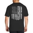 New First Time Dad To Be Symbol Tools Soccer Daddy DA1 Big And Tall Men's T-Shirt Back Print