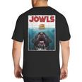 Newfoundland Dog Newfie Lab Jowls Burger Dog Mom Dad Big And Tall Men's T-Shirt Back Print