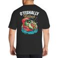 O'Fishally Retired Fishing Retirement Fisherman Dad Big And Tall Men's T-Shirt Back Print