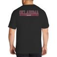 Oklahoma Dad University Sports Big And Tall Men's T-Shirt Back Print