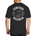 One Badass Bonus Stepdad Birthday Step Dad Big And Tall Men's T-Shirt Back Print