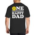 One Happy Dude Dad 1st Birthday Family Matching Big And Tall Men's T-Shirt Back Print