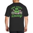 One Lucky Daddy St Patricks Day Dad Father Big And Tall Men's T-Shirt Back Print