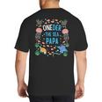 OneDer The Sea Papa 1st Birthday Dad Matching Big And Tall Men's T-Shirt Back Print