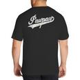 Pawpaw Vintage Retro Style For Dad Grandpa Big And Tall Men's T-Shirt Back Print