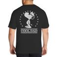 Peanuts Snoopy Cool Dad Big And Tall Men's T-Shirt Back Print