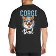 Pembroke Welsh Corgi Corgi Dad Big And Tall Men's T-Shirt Back Print