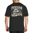 Persian Cat Dad Persian Cats Persian Cat Lover Big And Tall Men's T-Shirt Back Print Persian Cat Dad Persian Cats Persian Cat Lover Big And Tall Men's T-Shirt Back Print