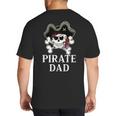 Pirate Father Pirate Dad Halloween Big And Tall Men's T-Shirt Back Print