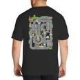 Play Cars On Dad's Back Shirt Kids And Fathers Play Big And Tall Men's T-Shirt Back Print