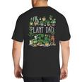 Potted Plant Dad Big And Tall Men's T-Shirt Back Print