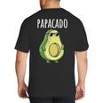 Pregnancy Announcement Shirts Men Dad Papacado Big And Tall Men's T-Shirt Back Print