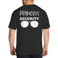 Princess Security Perfects For Dad Orr Boyfriend Small Big And Tall Men's T-Shirt Back Print