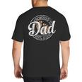 Promoted To Dad Est 2026 Stamp First Time Daddy To Be Big And Tall Men's T-Shirt Back Print