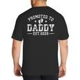 Promoted To Daddy Est 2026 1st Time Dad New Daddy Big And Tall Men's T-Shirt Back Print
