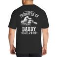 Promoted To Daddy Est 2026 Soon To Be Daddy 2026 Big And Tall Men's T-Shirt Back Print