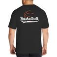 Proud Basketball Dad T-Shirt Big And Tall Men's T-Shirt Back Print