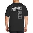 Proud Dad Of A 2026 Graduate Grad Senior Father Graduation Big And Tall Men's T-Shirt Back Print Proud Dad Of A 2026 Graduate Grad Senior Father Graduation Big And Tall Men's T-Shirt Back Print