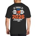 Proud Dad Of A 2026 Senior Basketball Graduation Big And Tall Men's T-Shirt Back Print