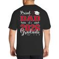 Proud Dad Of a Class Of 2026 Graduate For Graduation Big And Tall Men's T-Shirt Back Print