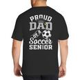 Proud Dad Of a Soccer Senior Class Of 2026 Graduation Big And Tall Men's T-Shirt Back Print