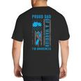 Proud Dad Of A T1D Warrior Type 1 Diabetes Awareness Big And Tall Men's T-Shirt Back Print Proud Dad Of A T1D Warrior Type 1 Diabetes Awareness Big And Tall Men's T-Shirt Back Print
