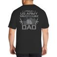 Proud US Army Ranger Dad Flag American USA Military Big And Tall Men's T-Shirt Back Print Proud US Army Ranger Dad Flag American USA Military Big And Tall Men's T-Shirt Back Print