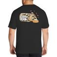 Pug Anti Depressant Mom Dad Kids Big And Tall Men's T-Shirt Back Print