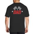 Racing Birthday Boy Race Car Dad Family Matching Big And Tall Men's T-Shirt Back Print
