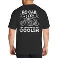 RC Car Dad RC Racing RC Cars Off-Road Big And Tall Men's T-Shirt Back Print