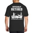 Retirement 2025 Retire Deer Hunting Retired For Dad Big And Tall Men's T-Shirt Back Print Retirement 2025 Retire Deer Hunting Retired For Dad Big And Tall Men's T-Shirt Back Print