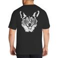Retro Corgi Dad Dog Owner Pet Welsh Corgi Fathers Day Big And Tall Men's T-Shirt Back Print