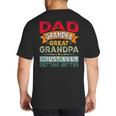 Retro Dad Grandpa Great Grandpa I Just Keep Getting Better Big And Tall Men's T-Shirt Back Print