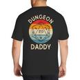 Retro Dungeon Daddy Fathers Day Big And Tall Men's T-Shirt Back Print Retro Dungeon Daddy Fathers Day Big And Tall Men's T-Shirt Back Print