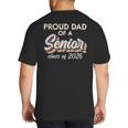 Retro Proud Dad Of a Senior Class Of 2026 Senior Dad 2026 Big And Tall Men's T-Shirt Back Print