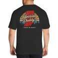 Retro Vintage US States Hoosier Daddy State Outline Desig Big And Tall Men's T-Shirt Back Print Retro Vintage US States Hoosier Daddy State Outline Desig Big And Tall Men's T-Shirt Back Print