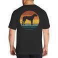 Rhodesian Ridgeback Vintage Retro Dog Mom Dad Big And Tall Men's T-Shirt Back Print